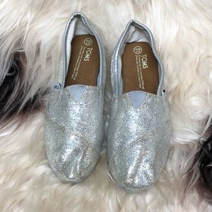 Toms Classic Silver Glitter